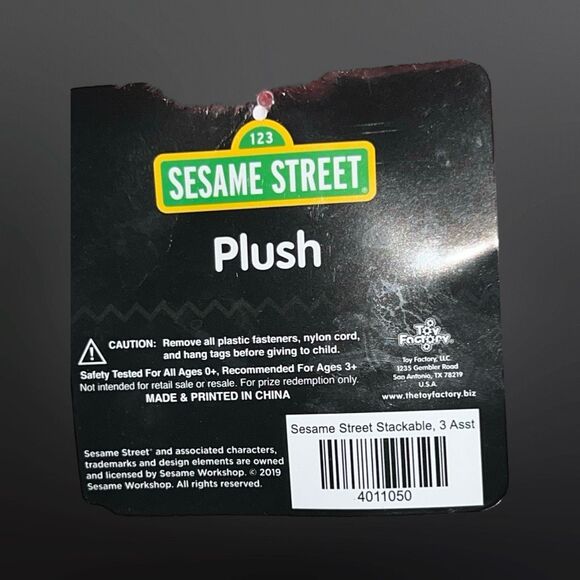 NWT 2019 Sesame Street 50th Anniversary Stackable Elmo With Tags 6” - Picture 2 of 6